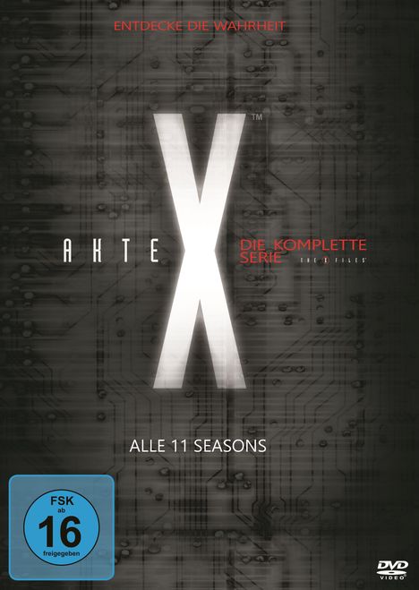 Akte X (Komplette Serie), 59 DVDs