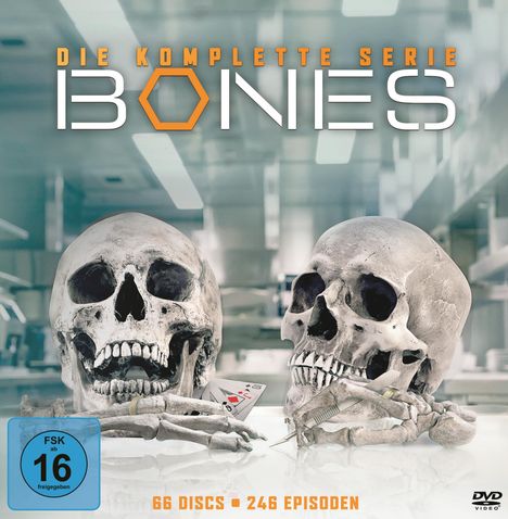 Bones - Die Knochenjägerin (Komplette Serie), 66 DVDs