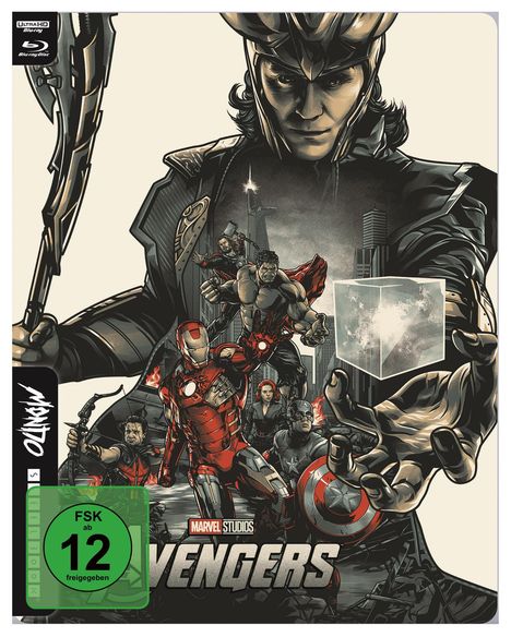 The Avengers (2011) (Ultra HD Blu-ray &amp; Blu-ray im Steelbook), 1 Ultra HD Blu-ray und 1 Blu-ray Disc