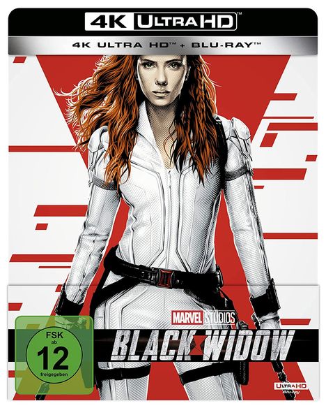 Black Widow (Ultra HD Blu-ray &amp; Blu-ray im Steelbook), 1 Ultra HD Blu-ray und 1 Blu-ray Disc