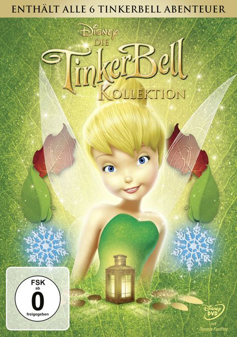 Die Tinkerbell Kollektion 1-6, 6 DVDs