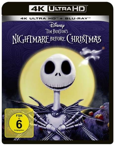 Nightmare before Christmas (Ultra HD Blu-ray &amp; Blu-ray), 1 Ultra HD Blu-ray und 1 Blu-ray Disc