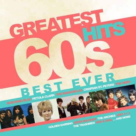 Greatest 60s Hits Best Ever (180g) (Turquoise Vinyl), LP