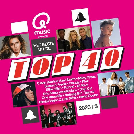 Qmusic Presents Het Beste Uit De Top 40 2023 #3, CD