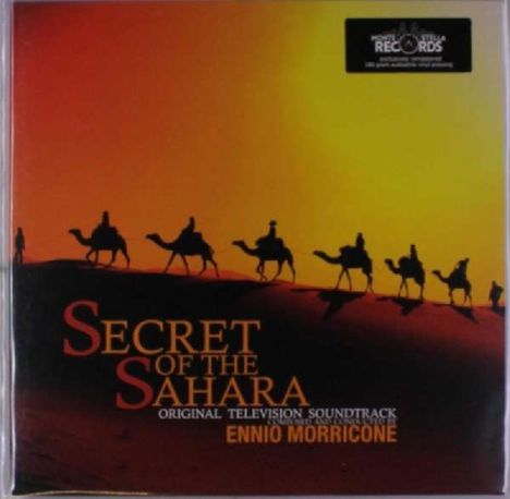 Ennio Morricone (1928-2020): Filmmusik: Secret Of The Sahara (O.S.T.) (remastered) (180g) (Black &amp; Orange Mixed Vinyl), LP