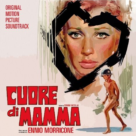 Ennio Morricone (1928-2020): Filmmusik: Cuore Di Mamma (remastered) (180g) (Clear &amp; Solid Red Mixed Vinyl), LP