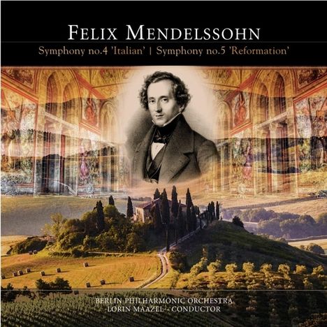 Felix Mendelssohn Bartholdy (1809-1847): Symphonien Nr.4 &amp; 5 (180g), LP