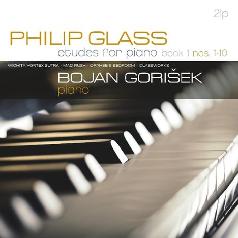 Philip Glass (geb. 1937): Etüden für Klavier Nr.1-10 (180g), 2 LPs