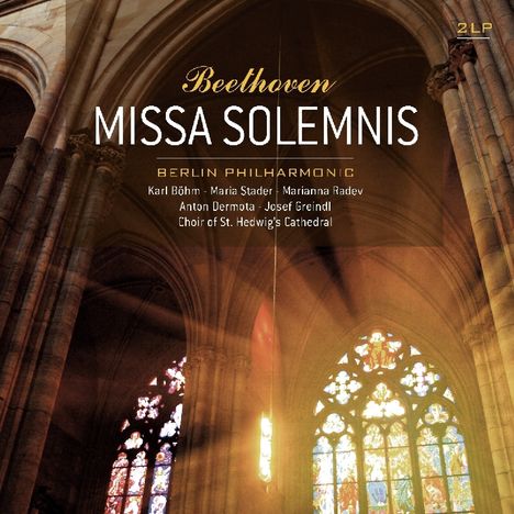 Ludwig van Beethoven (1770-1827): Missa Solemnis op.123 (180g), 2 LPs