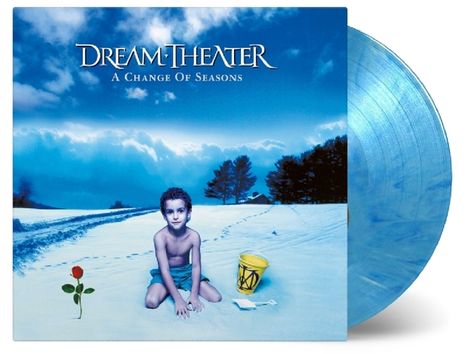 Dream Theater: A Change Of Seasons (180g) (Limited Numbered Edition) (Blue/White Mixed Vinyl), 2 LPs