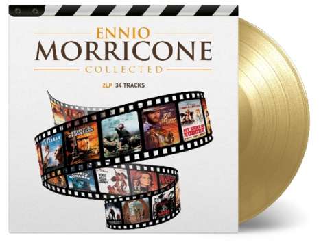 Ennio Morricone (1928-2020): Filmmusik: Collected (180g) (Limited-Numbered-Edition) (Gold Vinyl), 2 LPs