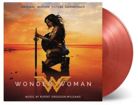 Filmmusik: Wonder Woman (180g) (Limited Numbered Edition) (Red &amp; Gold Marbled Vinyl), 2 LPs