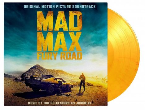 Filmmusik: Mad Max: Fury Road (Junkie XL) (180g) (Limited Numbered Edition) (Flaming Vinyl), 2 LPs