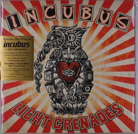 Incubus: Light Grenades (180g) (Limited Numbered Edition) (Translucent Red Vinyl), 2 LPs