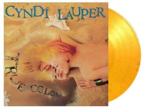 Cyndi Lauper: True Colors (180g) (Limited Numbered Edition) (Flaming Vinyl), LP