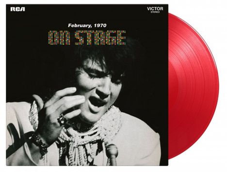 Elvis Presley (1935-1977): On Stage (180g) (Limited Numbered Edition) (Transparent Red Vinyl), LP