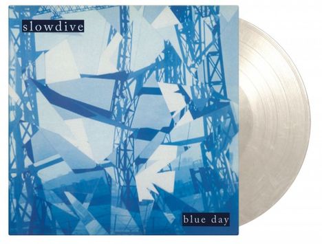 Slowdive: Blue Day (180g) (Limited Numbered Edition) (White Marbled Vinyl), LP