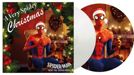 Filmmusik: A Very Spidey Christmas (Limited Numbered Edition) (Seite A: White Vinyl/Seite B: Picture Disc), Single 10"