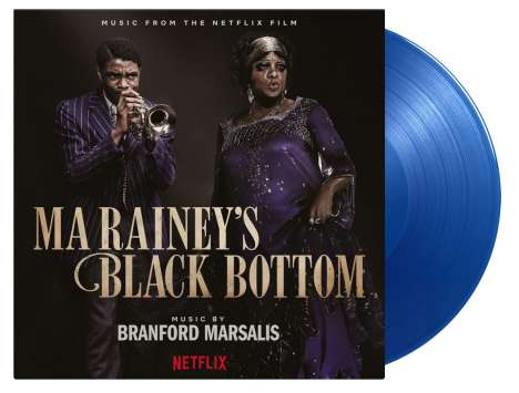 Filmmusik: Ma Rainey's Black Bottom (180g) (Limited Numbered Edition) (Translucent Blue Vinyl), 2 LPs