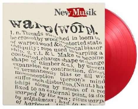 New Musik: Warp (180g) (Limited Numbered Edition) (Transculent Red Vinyl) +5 Bonus Tracks, 2 LPs