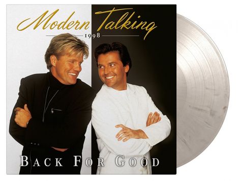 Modern Talking: Back For Good (180g) (Limited Numbered Edition) (White &amp; Black Marbled Vinyl), 2 LPs