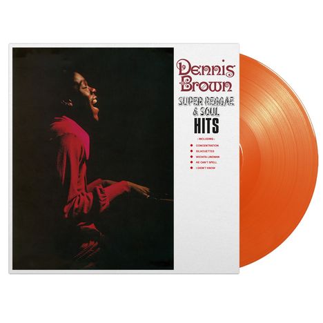 Dennis Brown: Super Reggae &amp; Soul Hits (180g) (Limited Numbered Edition) (Orange Vinyl), LP