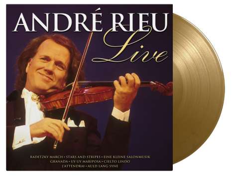 André Rieu (geb. 1949): Live (remastered) (180g) (Limited Numbered Edition) (Gold Vinyl), LP
