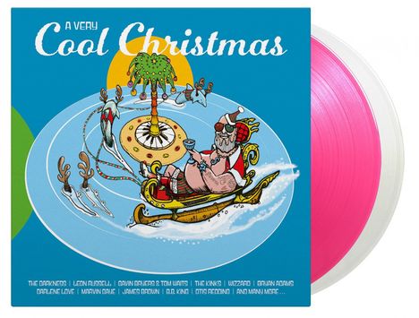 A Very Cool Christmas (180g) (Limited Numbered Edition) (Magenta &amp; Clear Vinyl), 2 LPs