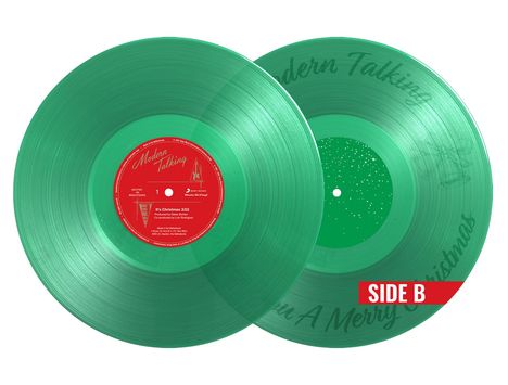 Modern Talking: It's Christmas (Limited 35th Anniversary Edition) (Translucent Green Vinyl) (X-Mas Card) (45 RPM), Single 7"