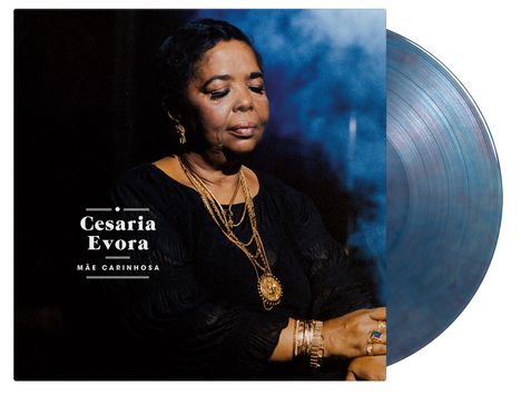 Césaria Évora (1941-2011): Mae Carinhosa (180g) (Limited Numbered 10th Anniversary Edition) (Blue &amp; Red Marbled Vinyl), LP