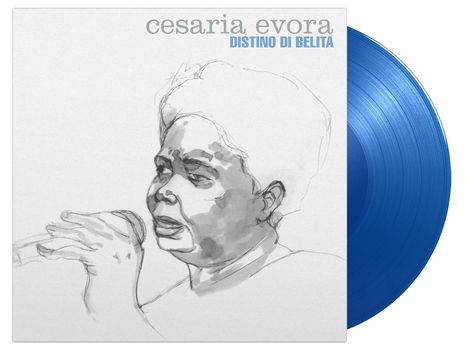 Césaria Évora (1941-2011): Distino Di Belita (180g) (Limited Numbered Edition) (Blue Vinyl), LP