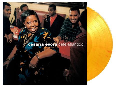 Césaria Évora (1941-2011): Cafe Atlantico (180g) (Limited Numbered Edition) (Flaming Vinyl), 2 LPs