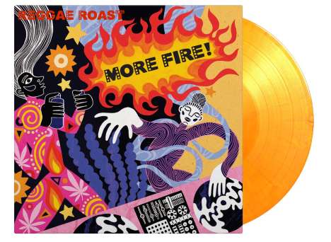 Reggae Roast: More Fire! (180g) (Limited Numbered Edition) (Flaming Vinyl) (45 RPM), 2 LPs