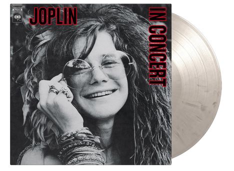 Janis Joplin: Joplin In Concert (180g) (Limited Numbered Edition) (Black & White Marbled Vinyl), 2 LPs
