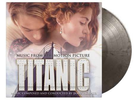Filmmusik: Titanic (25th Anniversary) (180g) (Limited Numbered Edition) (Silver &amp; Black Marbled Vinyl), 2 LPs