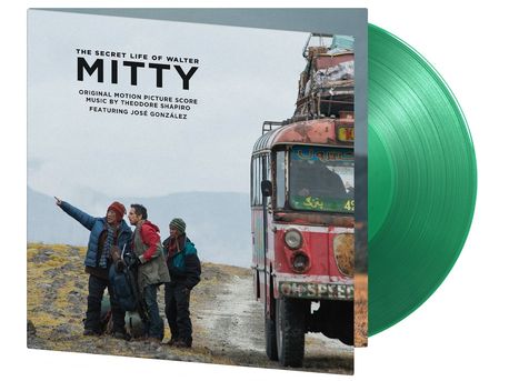 Theodore Shapiro: Filmmusik: The Secret Life Of Walter Mitty (180g) (Limited Numbered Edition) (Translucent Green Vinyl), LP