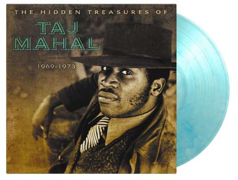 Taj Mahal: The Hidden Treasures Of Taj Mahal 1969-1973 (180g) (Limited Numbered Edition) (Crystal Clear &amp; Blue Marbled Vinyl), 2 LPs
