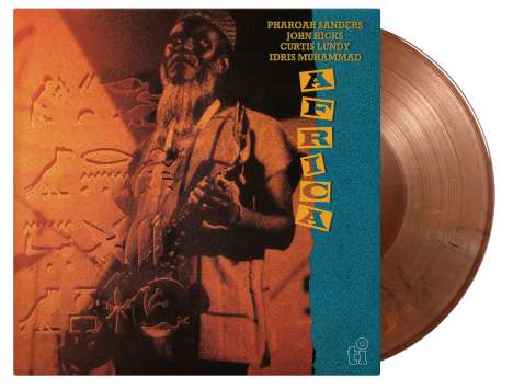 Pharoah Sanders (1940-2022): Africa (180g) (Limited Numbered Edition) (Orange &amp; Black Marbled Vinyl), 2 LPs