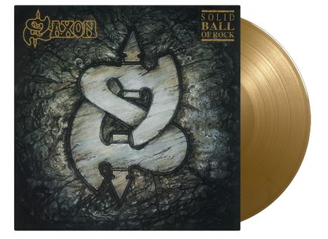 Saxon: Solid Ball Of Rock (180g) (Limited Numbered Edition) (Gold Vinyl), LP