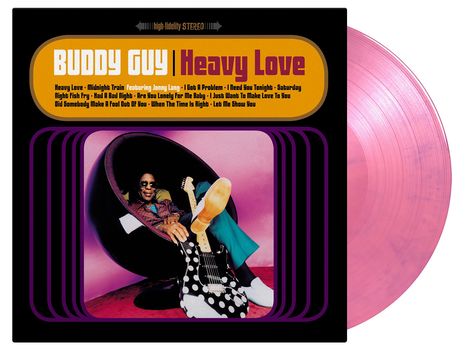 Buddy Guy: Heavy Love (25th Anniversary) (180g) (Limited Numbered Edition) (Pink &amp; Purple Marbled Vinyl), 2 LPs