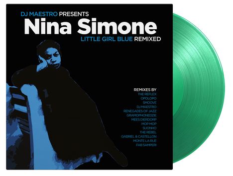 DJ Maestro: Presents Nina Simone: Little Girl Blue Remixed (180g) (Limited Numbered Edition) (Translucent Green Vinyl), 2 LPs
