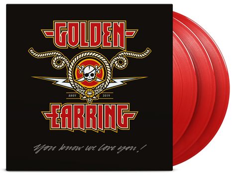 Golden Earring (The Golden Earrings): You Know We Love You! (180g) (Limited Numbered Deluxe Edition) (Red Vinyl), 3 LPs