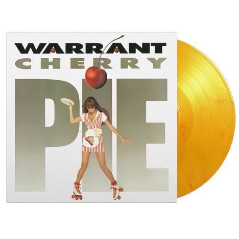 Warrant: Cherry Pie (180g) (Limited Numbered Edition) (Yellow Marbled Vinyl), LP