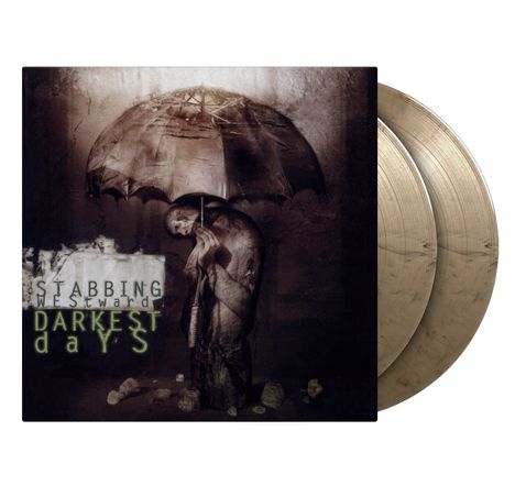 Stabbing Westward: Darkest Days (180g) (Limited Numbered Edition) (Gold & Black Marbled Vinyl), 2 LPs