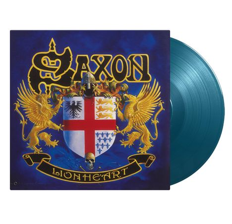 Saxon: Lionheart (180g) (Limited Numbered Edition) (Aquamarine Vinyl), LP