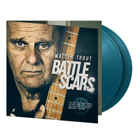 Walter Trout: Battle Scars (180g) (Limited Numbered Edition) (Aquamarine Vinyl), 2 LPs