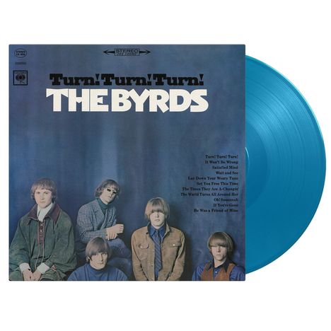 The Byrds: Turn! Turn! Turn! (60th Anniversary) (180g) (Limited Numbered Edition) (Blue Vinyl), LP