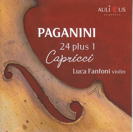 Niccolo Paganini (1782-1840): Capricen op.1 Nr.1-24 für Violine solo, CD