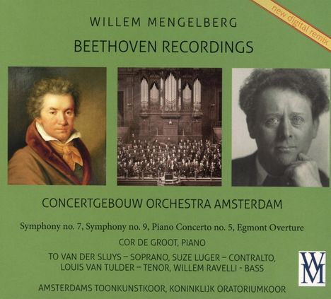 Willem Mengelberg - Beethoven Recordings (Concertgebouw Orchestra), 2 CDs