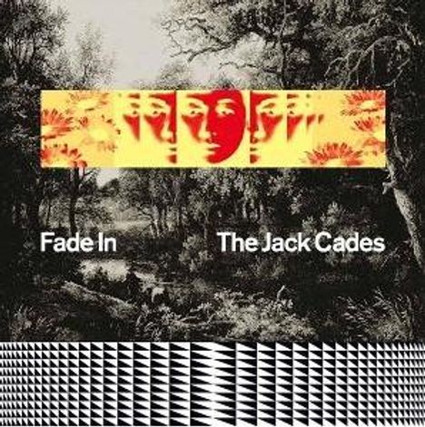 „Fade In“ und „The Jack Cades“ sind über einem Wald- und Musterhintergrund platziert.